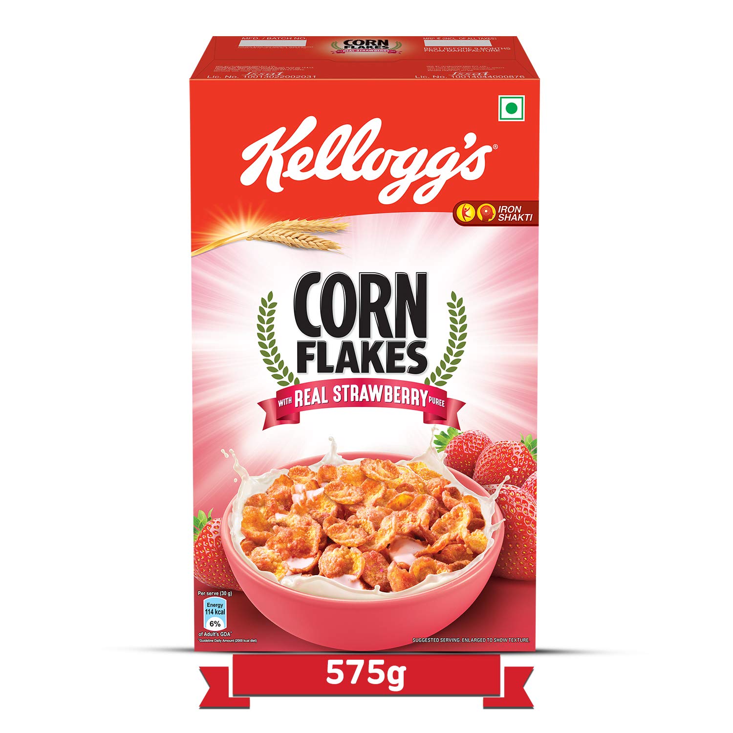 Kelloggs 575g Strawberry