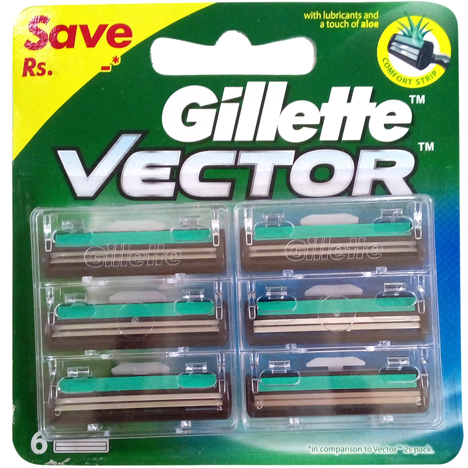 Gillette  Vector+ 6 Blades