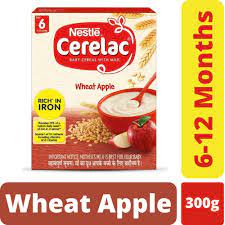 Nestle Cerelac Wheat Apple 300g