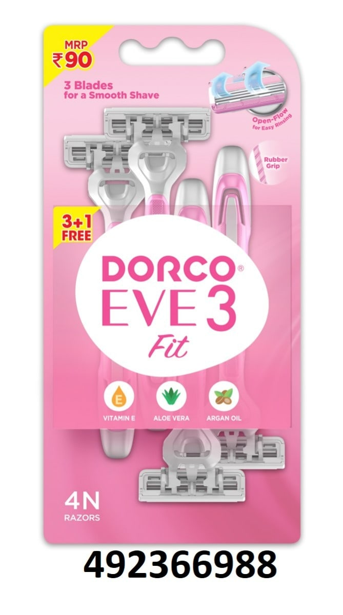 Dorco Eve 3 Razor 3+1 Free