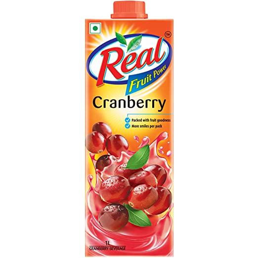 Real 1lt Cranberry Juice