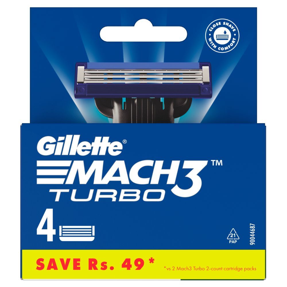 Gillette Mach3 Turbo 4 Cartridges